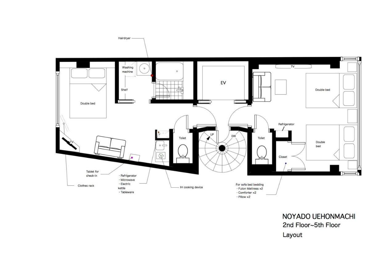 Noyado Uehonmachi Apartman Oszaka Kültér fotó